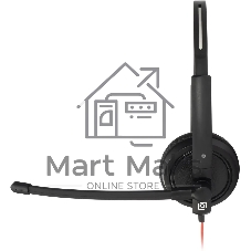 Наушники с микрофоном Oklick/Оклик HS-L900 черный 1.8м накладные оголовье
