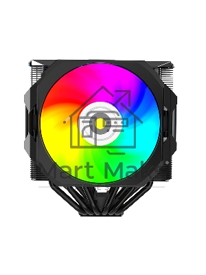 Кулер для процессора Alseye i600-B черный, 120 мм, алюминий/медь, 2300 об/мин, 37.8 дБ, 4 pin, 265 Вт, 160 мм