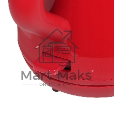 Электрочайник Bosch TWK1M124 красный, 1.7 л, 2400 Вт, скрытый нагревательный элемент
