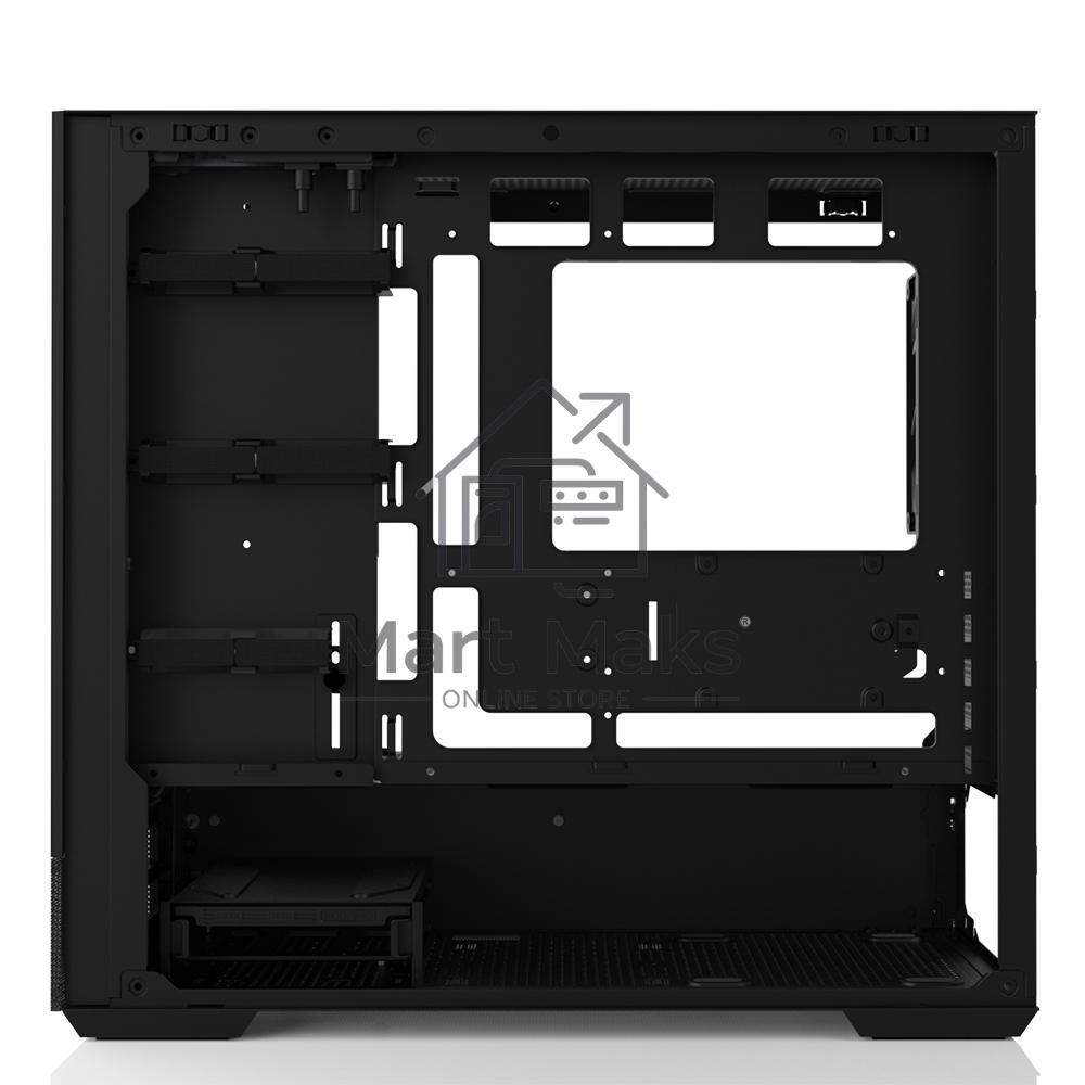 Компьютерный корпус ZALMAN P30 AIR, MATX, BLACK, WINDOW, 2xCombo (3.5'' or 2.5''), 3x2.5