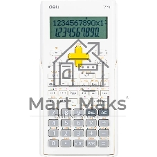 Калькулятор научный Deli E1720-белый белый 12-разр.