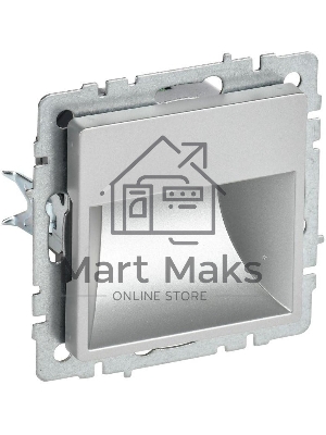 Подсветка светодиодная встраиваемая IEK BRITE ПЛ20-БрА (BR-FL20-K47) алюминий