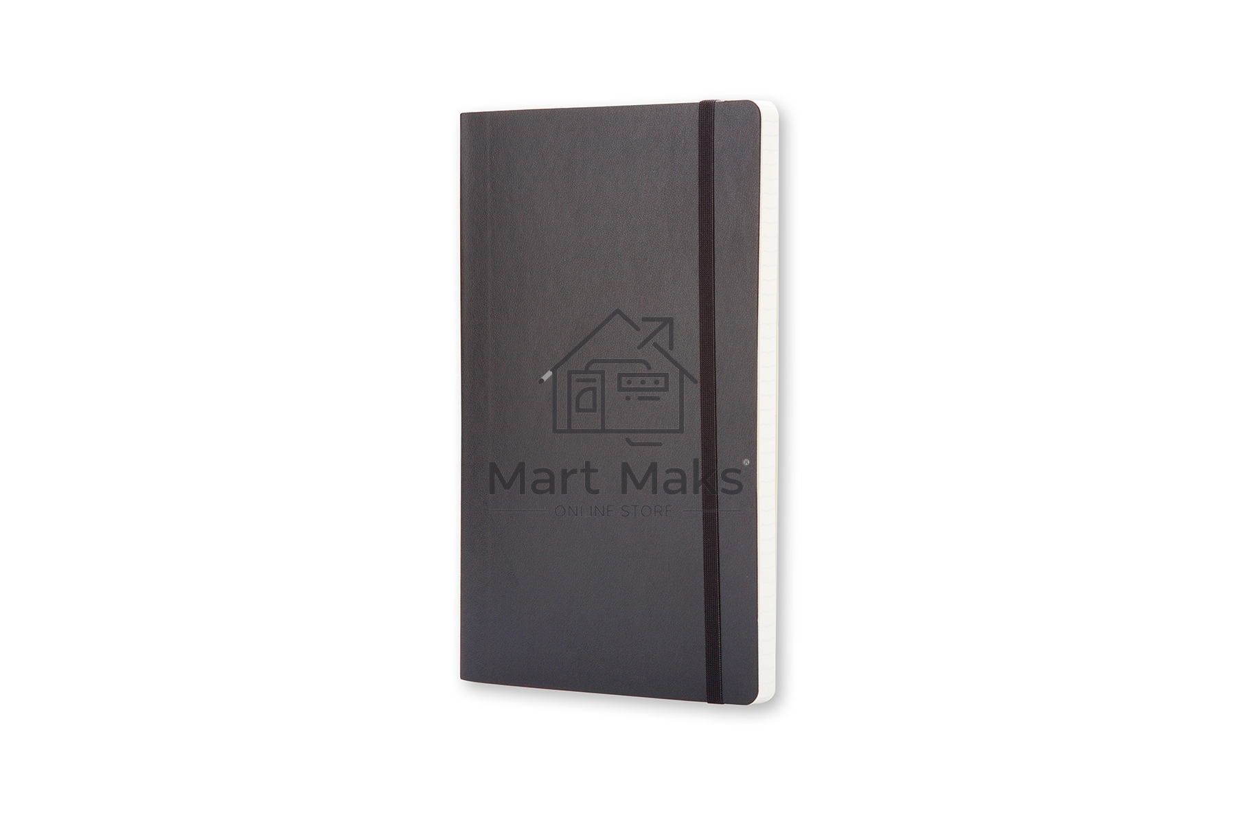 Блокнот Moleskine CLASSIC SOFT QP617 Large 130х210мм, 192 страниц, клетка, мягкая обложка, черный