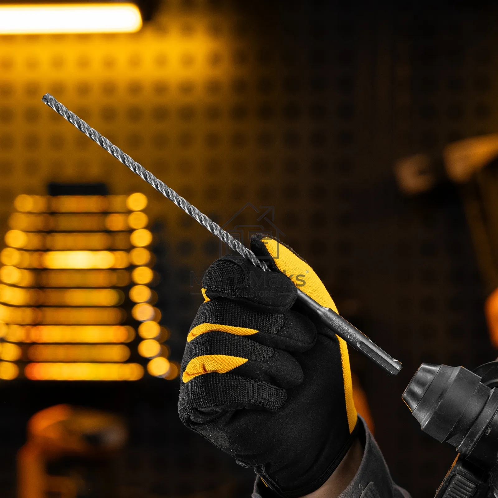 Бур по бетону Denzel цельная крестовая пластина, 6x265 мм, SDS PLUS