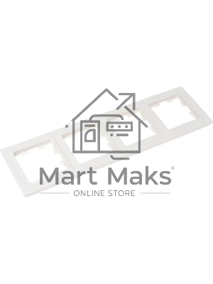 Рамка 4-мест. IEK BRITE РУ-4-БрБ бел.