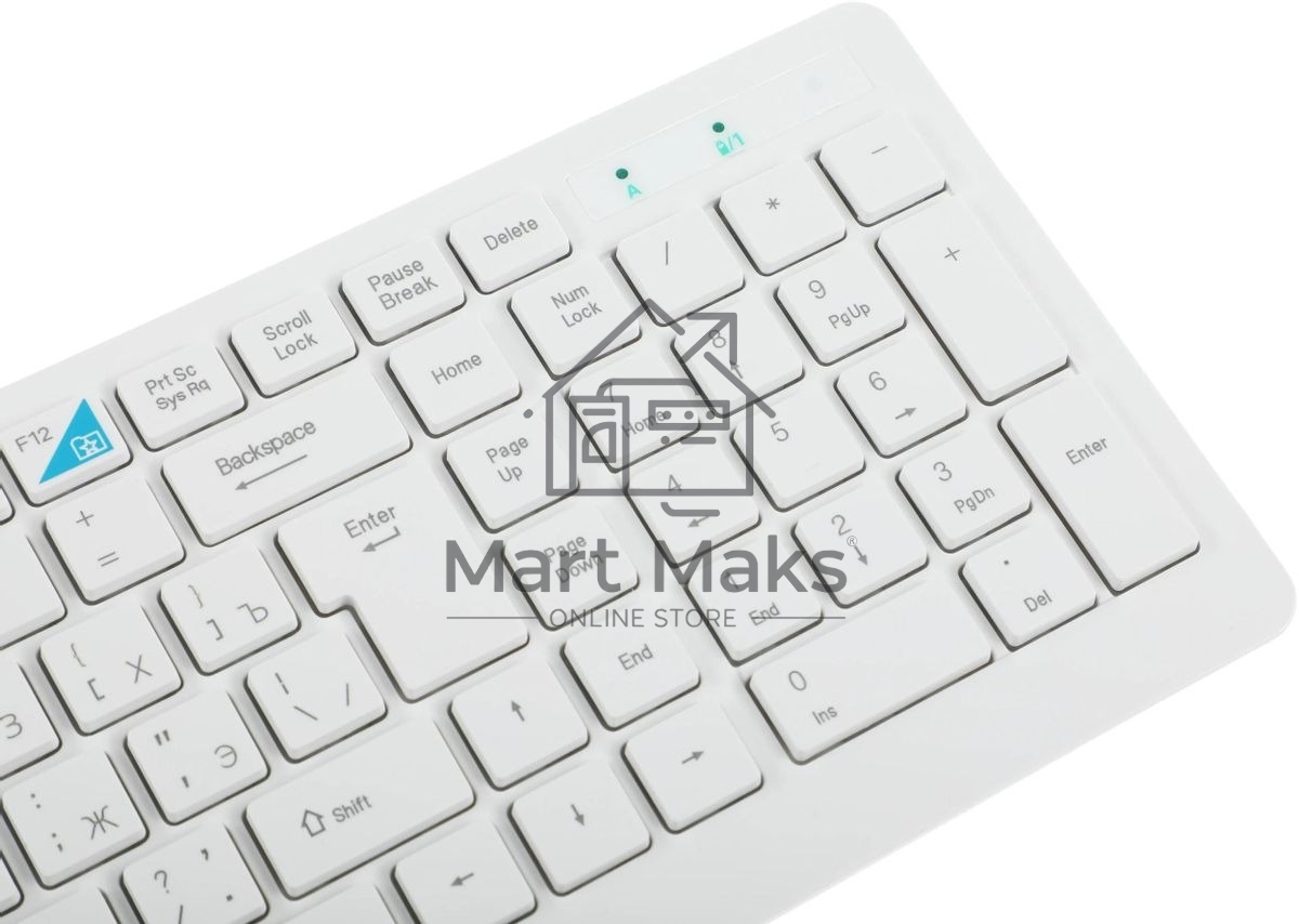 Комплект клавиатура + мышь Defender Skyline 895 Nano W (белый) Кл:104, 1000/1500/2000dpi