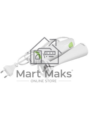 Блендер погружной Ergolux ELX-HB01-C34 (13124) 1 скорость 250 Вт, 220-240В пласт. бело-салатовый