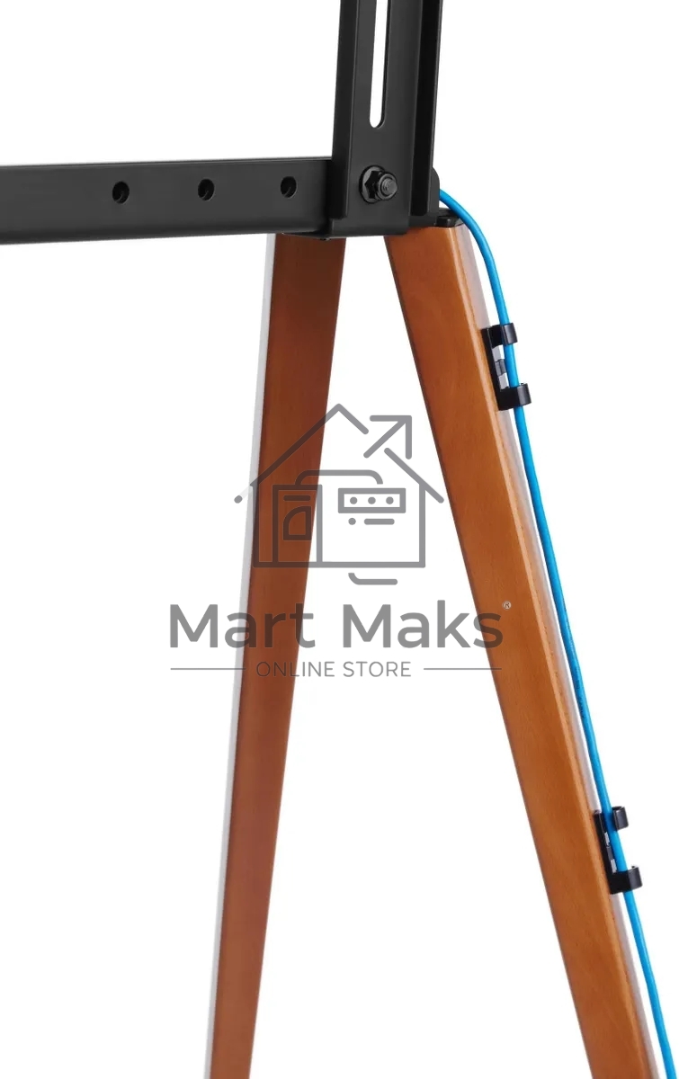 Подставка для телевизора Cactus CS-ST3646BKWN черный/орех, 49