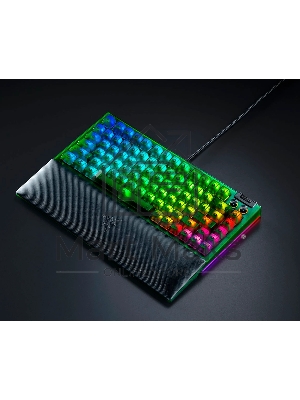 Клавиатура Razer BlackWidow V4 75% Orange Switch Phantom Green Edition проводная, USB Type-A, зелёный