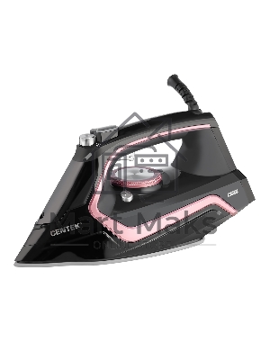 Утюг Centek CT-2313 розовый/черный, 2400 Вт, 50 г/мин, 185 г/мин, 350 мл