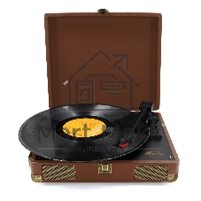 Проигрыватель винила RITMIX LP-100 Brown leather