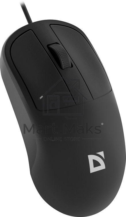 Мышь проводная Defender USB DATUM MS-980 3кн 1200dpi 1.2M черный 52981