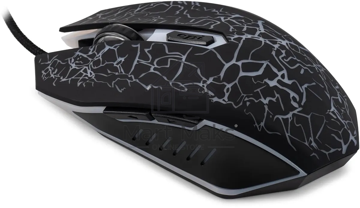 Мышь проводная Oklick 896G черный, 12800 dpi, USB, кнопки - 5