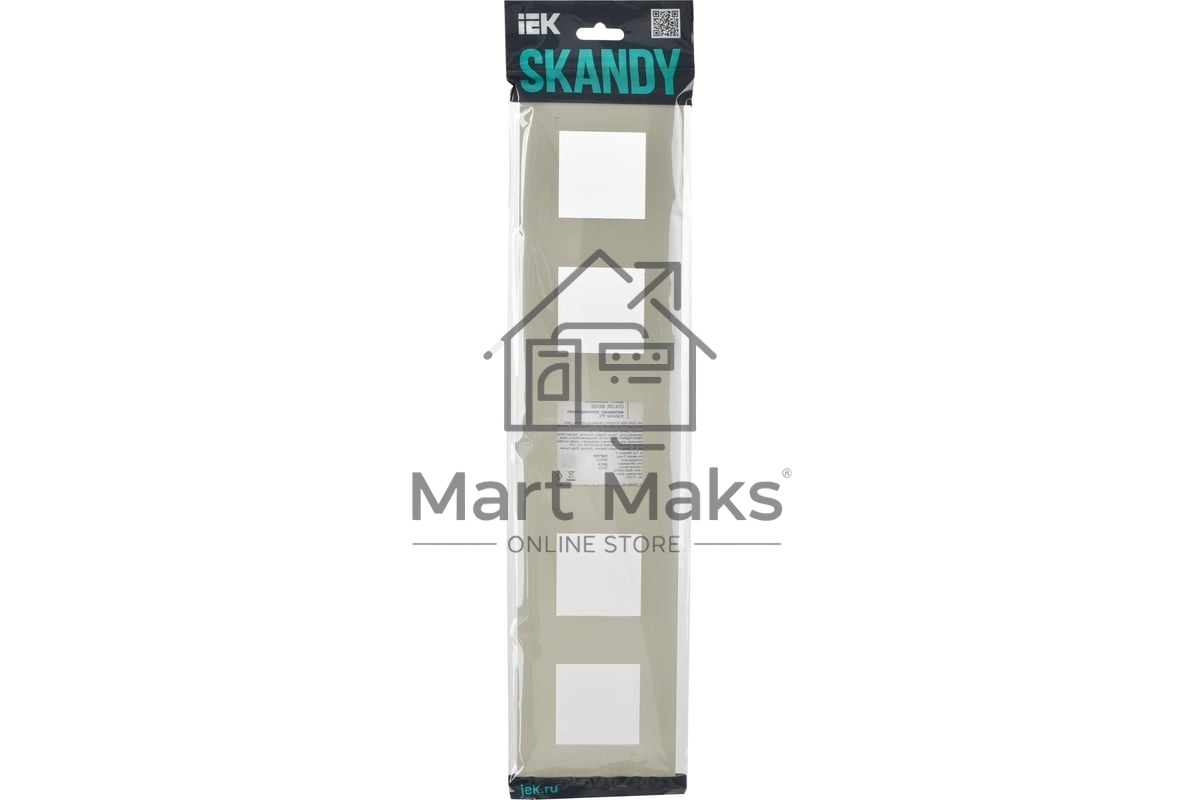 Рамка 5-м IEK SKANDY SK-F01B бежевый SK-M52-K10