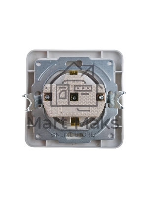 Розетка 1-м CLASSICO с заземл. 2028 бел. ASD / IN HOME 4680005959907