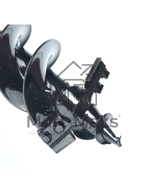 Шнек двухзаходный PATRIOT D 80B для грунта к бензобуру со сменными лезвиями, диаметр 80мм 742004453