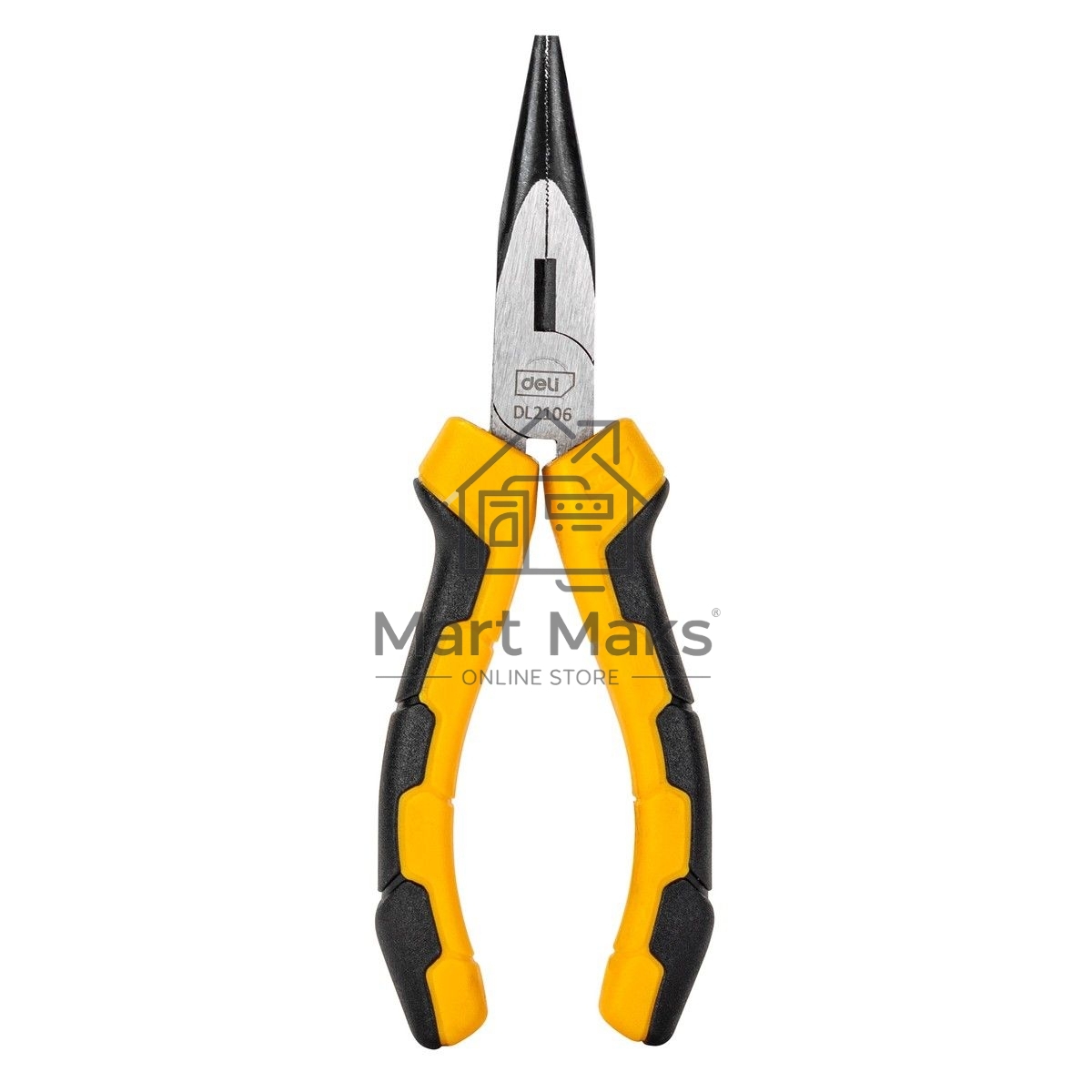 Набор плоскогубцев Deli DL2008-3 8-дюймовые комбинированные плоскогубцы, 6-дюймовые длинногубцы, 6-дюймовые диагональные плоскогубцы. Высокоуглеродистая сталь. Двухкомпонентная ручка.