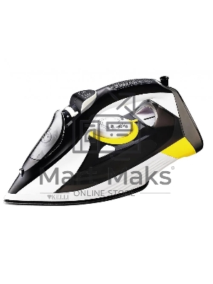 Утюг KELLI KL-1654Y черный/белый/желтый