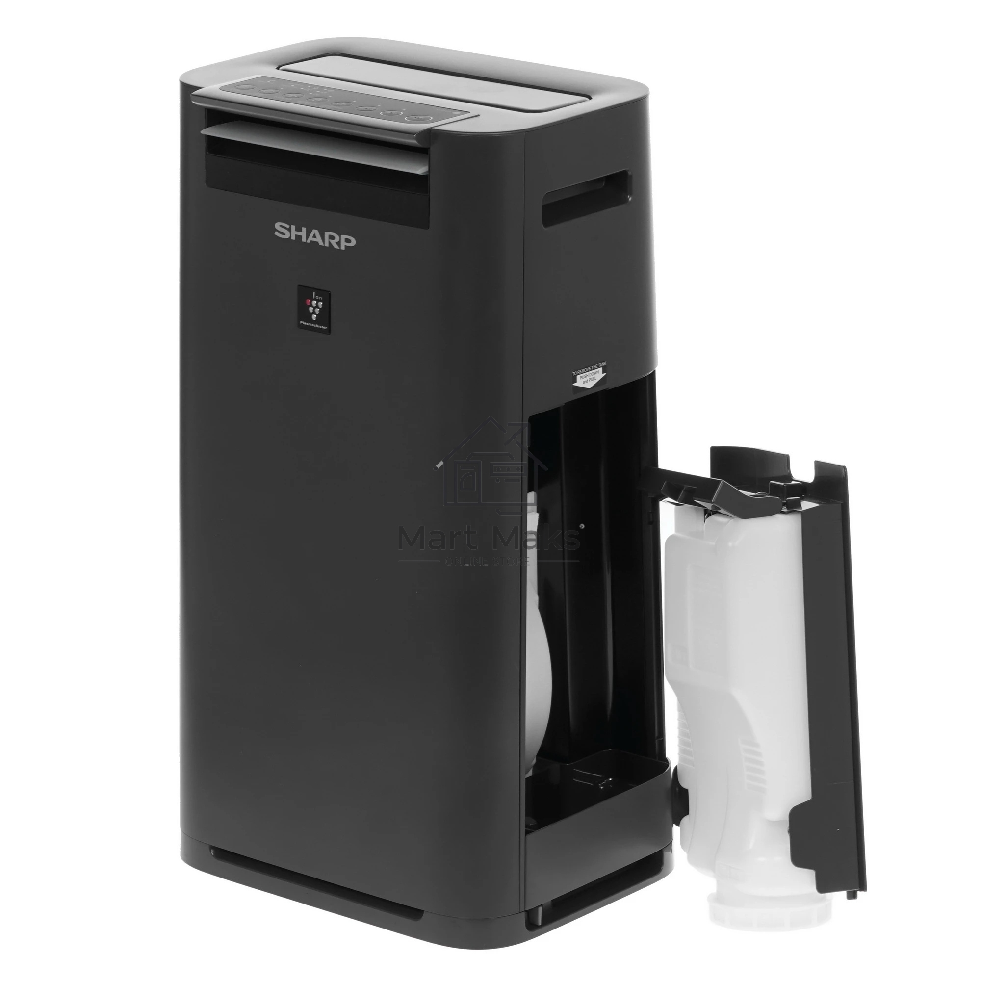 Климатический комплекс Sharp KC-G41RH черный, 28 м², 2.5 л, HEPA-фильтр, ионизация Plasmacluster, гигростат