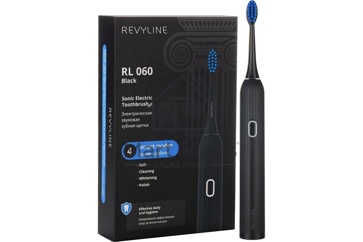 Электрическая зубная щетка Revyline RL 060, чёрная