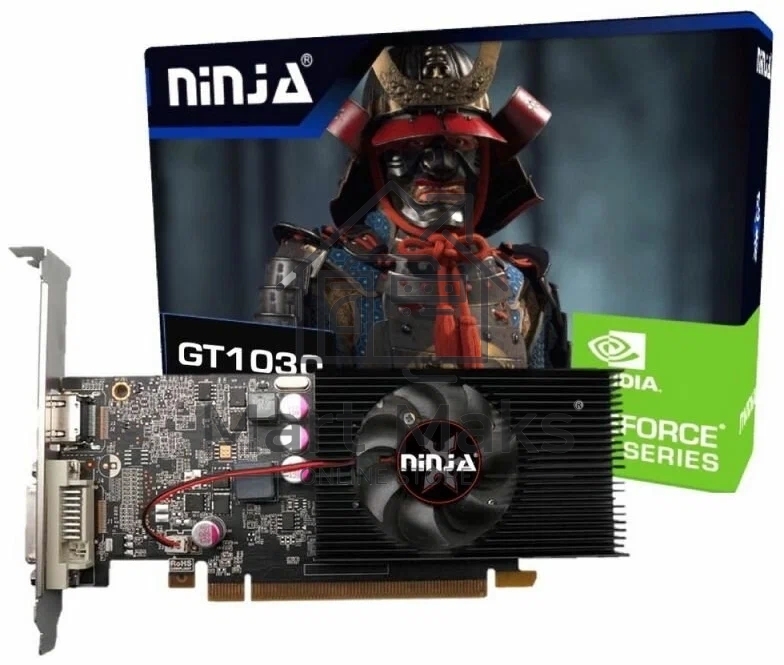 Видеокарта Sinotex Ninja GT1030 PCIE (384SP) 4GB 64BIT GDDR4 DVI HDMI