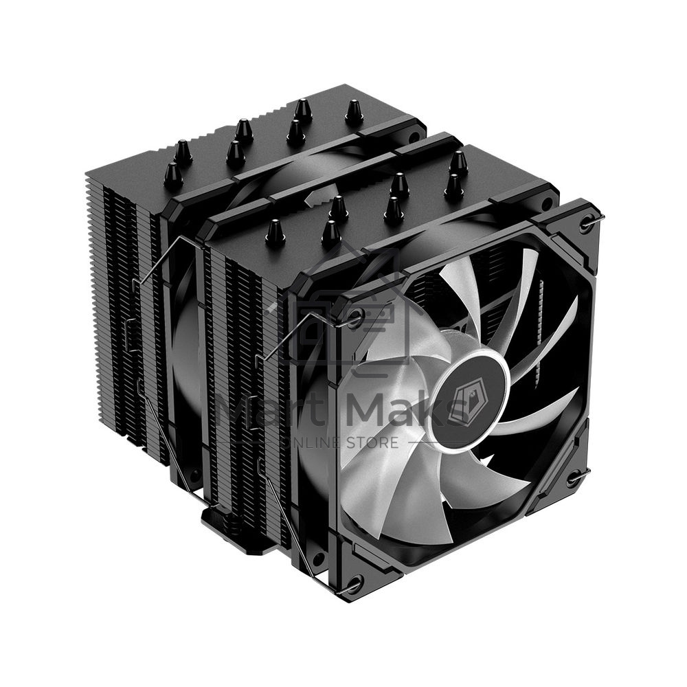 Кулер ID-COOLING SE-207-XT ARGB черный 120мм алюминий+медь 1500rpm 35db 4-pin 156мм