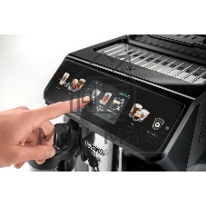 Кофемашина автоматическая DeLonghi ECAM450.55.G черный, исп. кофе - зерновой/молотый, 1.8 л, 1450 Вт, 19 бар