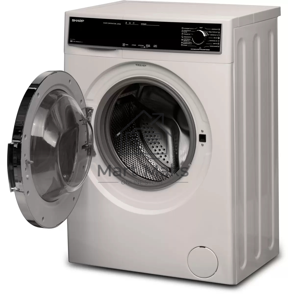 Стиральная машина Sharp ES612RW белый, загрузка фронтальная 6 кг, 1200 об/мин., класс: A+++