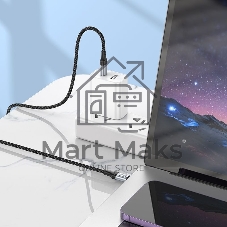 Кабель Hoco X102 Fresh Type-C to Type-C USB Type-C (m)-USB Type-C (m) 1м черный коробка
