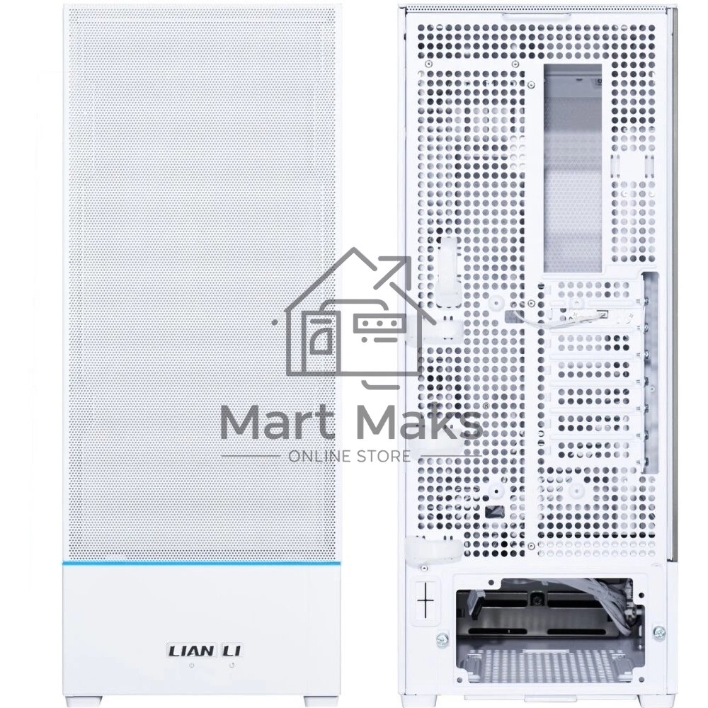 Компьютерный корпус MidiTower Lian Li SUP 01 белый RGb (ATX, без БП, ARGB, 2xUSB3.2 Type-A + USB3.2 Type-C) (G99.SUP01W.00)