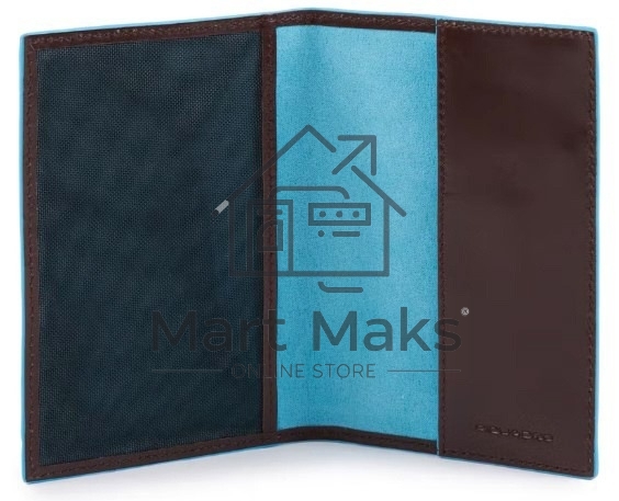 Обложка для паспорта Piquadro Blue Square PP5255B2/MO, коричневый, натур.кожа