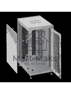 Шкаф коммутационный Sysmatrix SL 6615.733 напольный 15U 600x600 мм пер. дв. перфор. задн. дв. перфор. 800 кг серый 450 мм 37 кг 800 мм IP20 металл