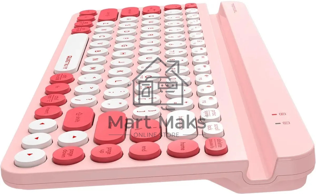 Клавиатура A4Tech Fstyler FBK30 розовый USB беспроводная BT/Radio slim Multimedia (FBK30 RASPBERRY)