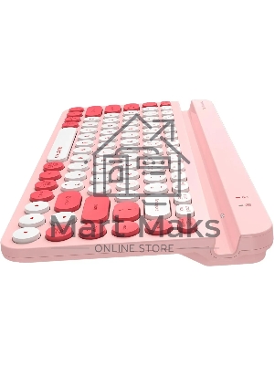 Клавиатура беспроводная A4Tech Fstyler FBK30 розовый USB BT/Radio slim Multimedia (FBK30 RASPBERRY)