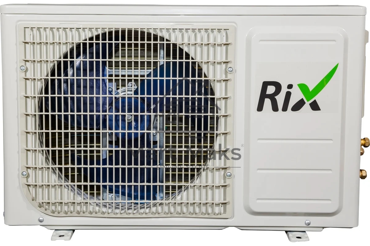 Кондиционер сплит-система настенного типа RIX LITE I/O-W07MB 7000 BTU, 21 м², 23 дБ, охлаждение, обогрев, осушение, белый