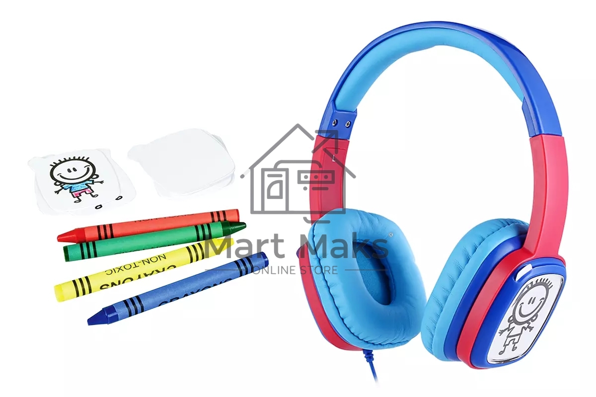 Наушники Harper KIDS HN-302 Blue-Red
