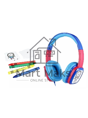Наушники Harper KIDS HN-302 Blue-Red