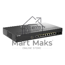 Коммутатор D-Link DGS-1210-10XP/ME/C1A, 8×1 Гбит/с + 2×10 Гбит/с SFP+, управляемый