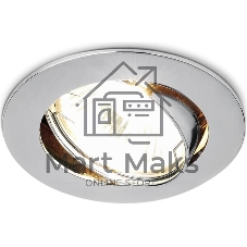 Встраиваемый точечный светильник Ambrella Light 104S CH хром MR16