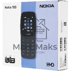 Мобильный телефон Nokia TA-1416 105 DS темно-серый моноблок 2Sim 1.77