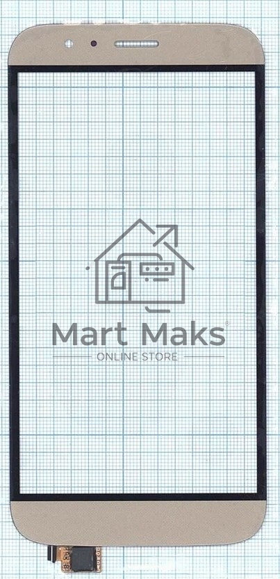 Сенсорное стекло (тачскрин) для Huawei G7 Plus, золотое