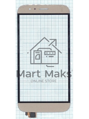 Сенсорное стекло (тачскрин) для Huawei G7 Plus, золотое