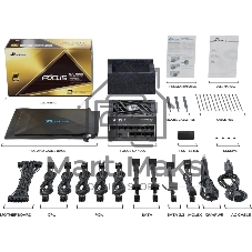Блок питания Seasonic ATX 1000W Focus GX-1000 80 PLUS gold (20+4pin) APFC 135мм fan 10xSATA Cab Manag RTL