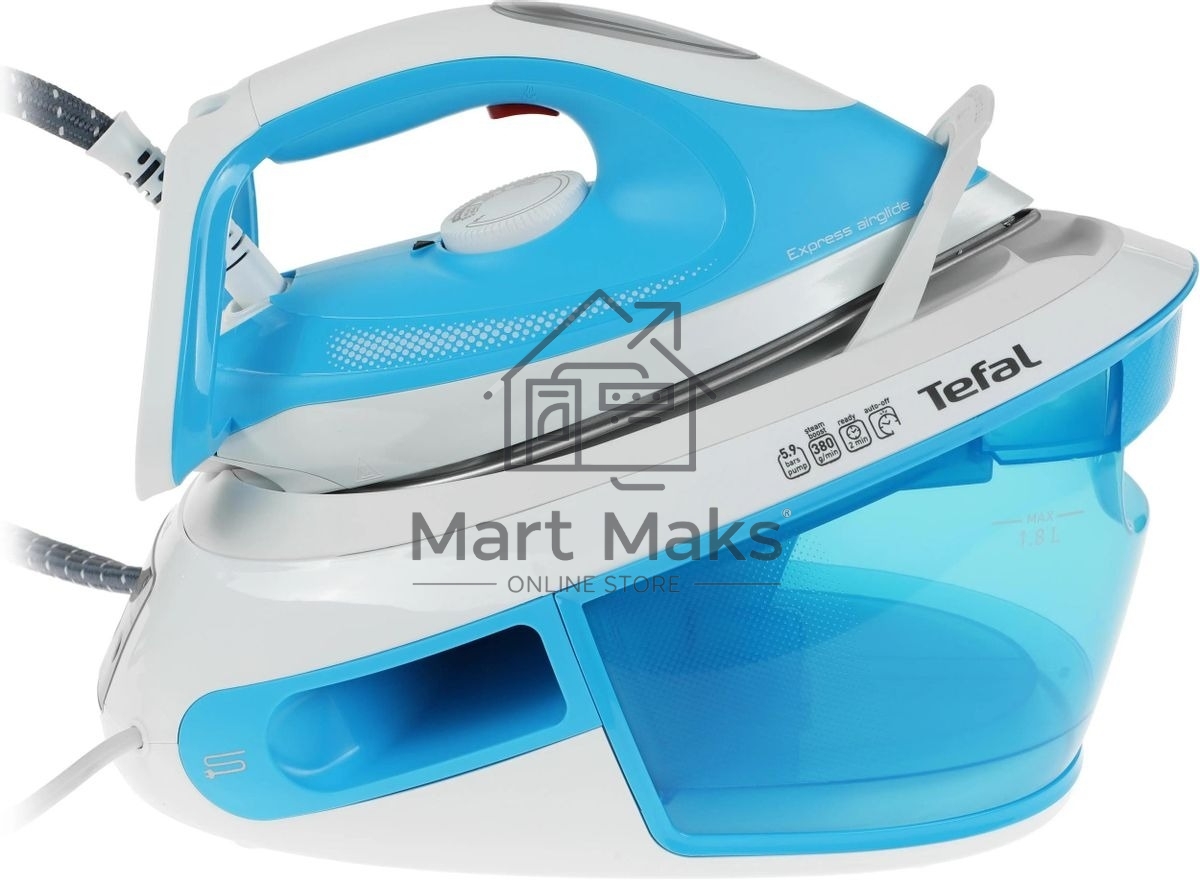 Парогенератор Tefal SV8002E0, голубой / белый