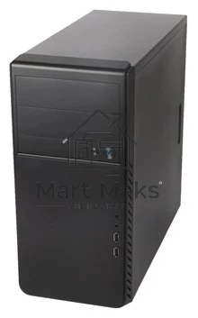 Компьютерный корпус MidiTower Powerman ES861 черный PM-450ATX 4*USB 2.0 Audio mATX