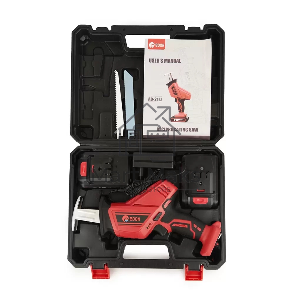 Аккумуляторная пила ножовочная (сабельная) Edon AD-21FJ