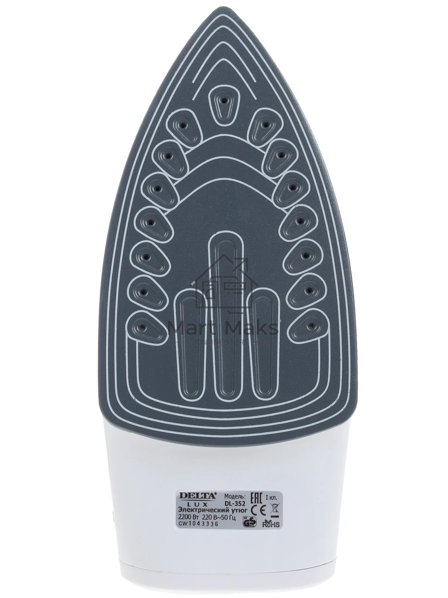 Утюг Delta LUX DL-352 бирюзовый (бирюзовый 2200 Вт, подошва с керамическим покрытием, сухое глажение, разбрызгивание воды, отпаривание, антинакипь, антикапля, паровой удар, самоочистка, вертикальное отпаривание, свет. индикатор,терморегулятор, мерный стак