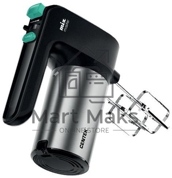 Миксер Centek CT-1123 (черный/сталь)