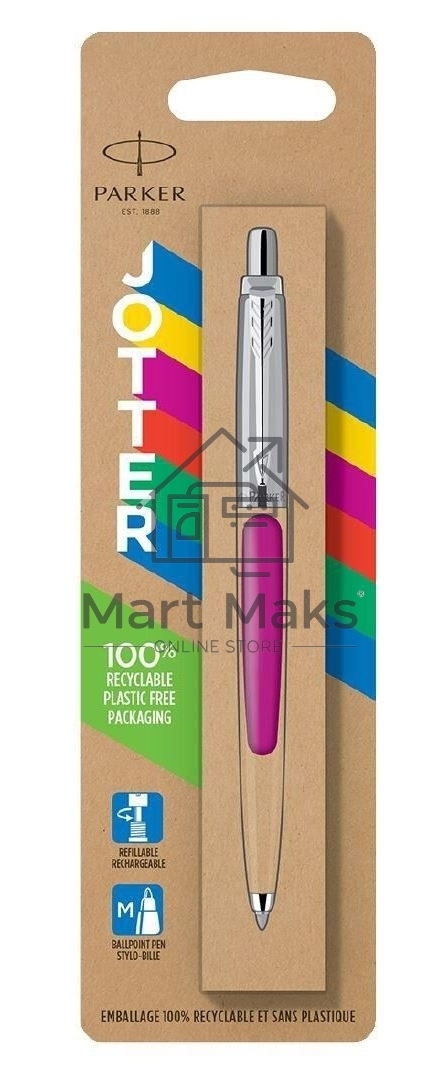 Ручка шариковая Parker Jotter Originals (CW2075996) Magenta, M, синие чернила, блистер
