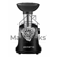 Мясорубка электрическая Polaris PMG-1897 RUS черный, 1800 Вт, 2 кг/мин, защита от перегрузки, насадки - 2